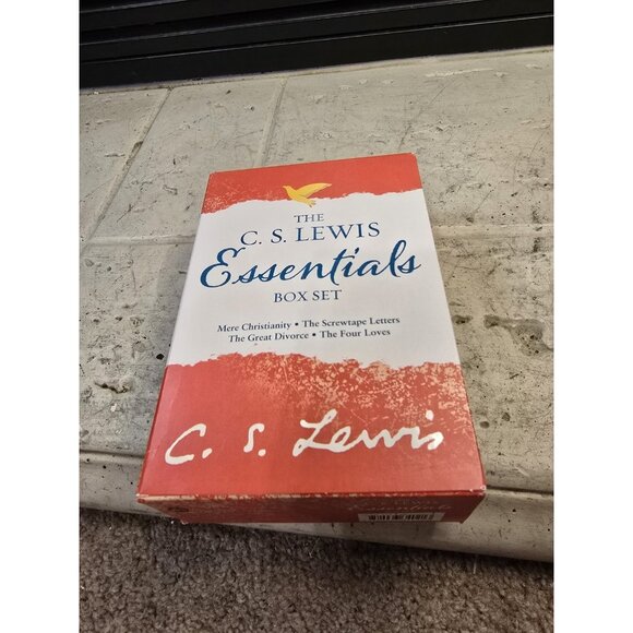 The C.S. Lewis Essentials 4 Volume Box Set: Mere Christianity Screwtape Letters - Picture 1 of 7